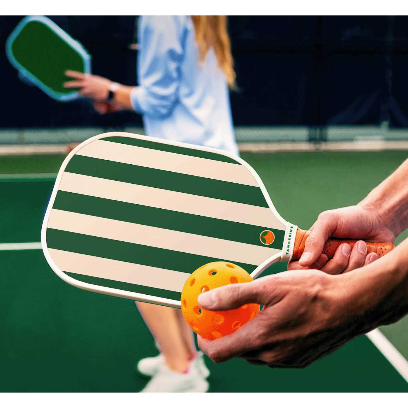 Tangerine Cute Pickleball Paddles Lightweight Beginners - Image 3