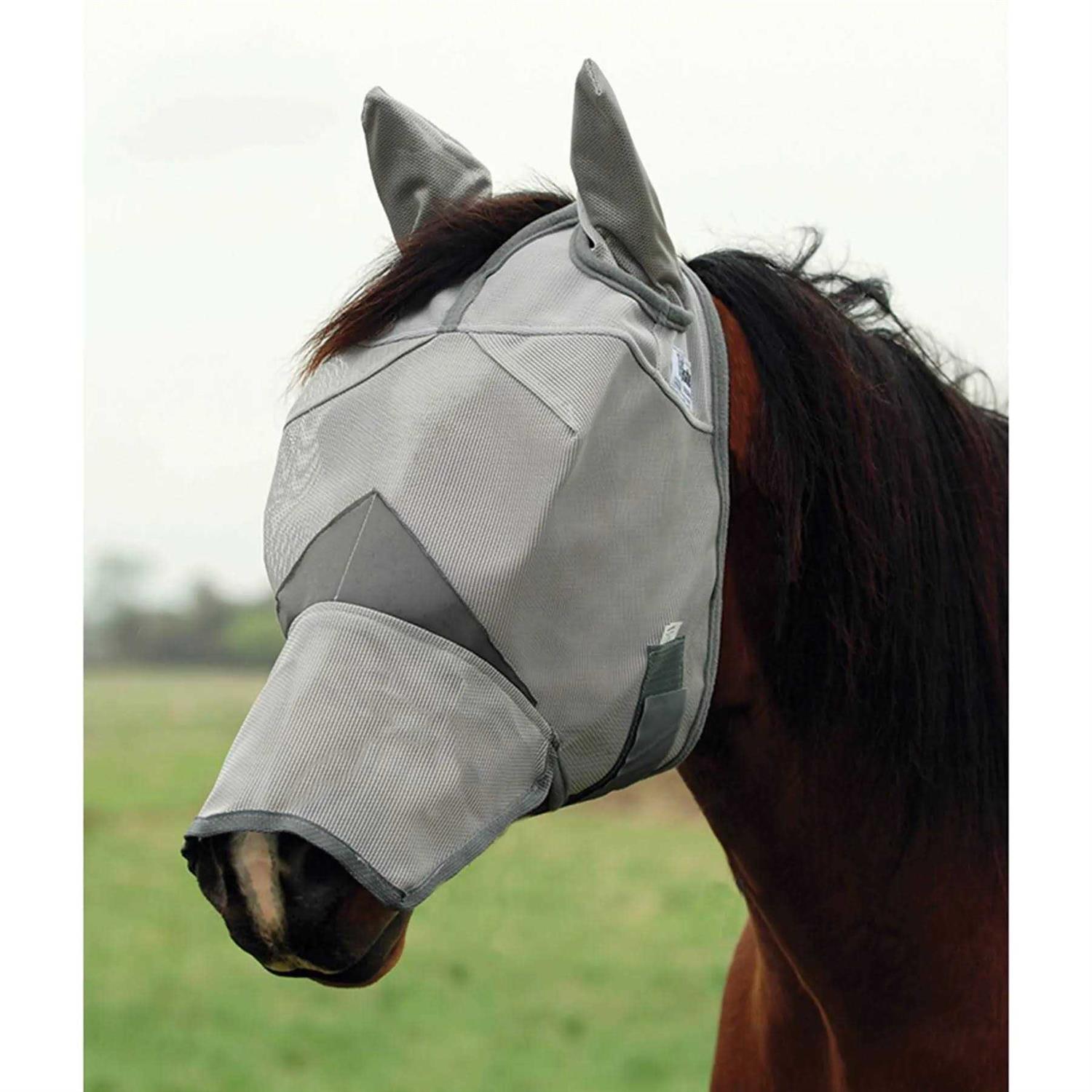 Cashel Crusader Long Nose Fly Mask with Ears - Image 3