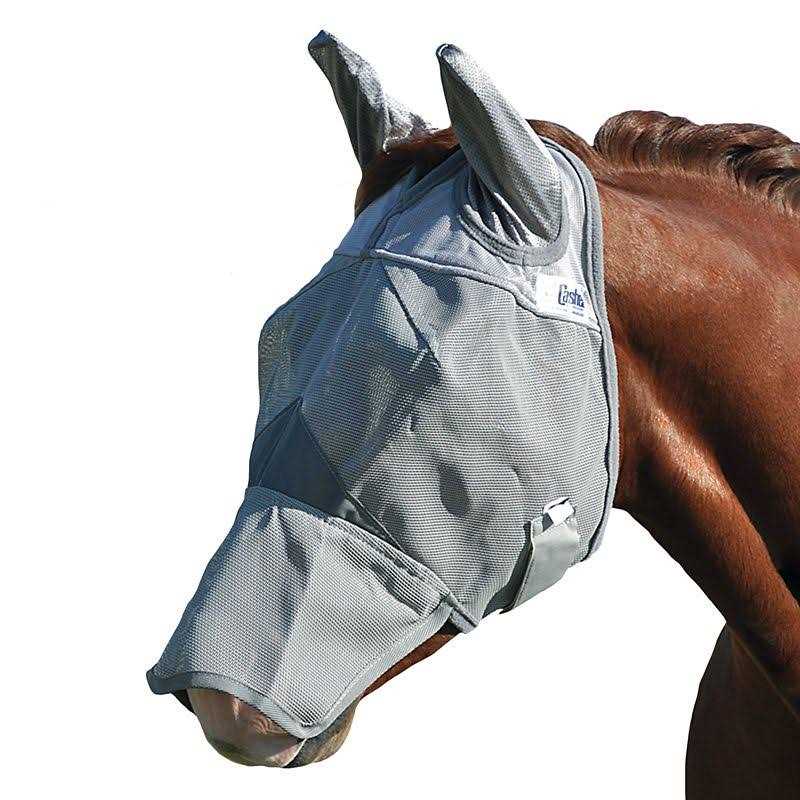 Cashel Crusader Long Nose Fly Mask with Ears - Image 5