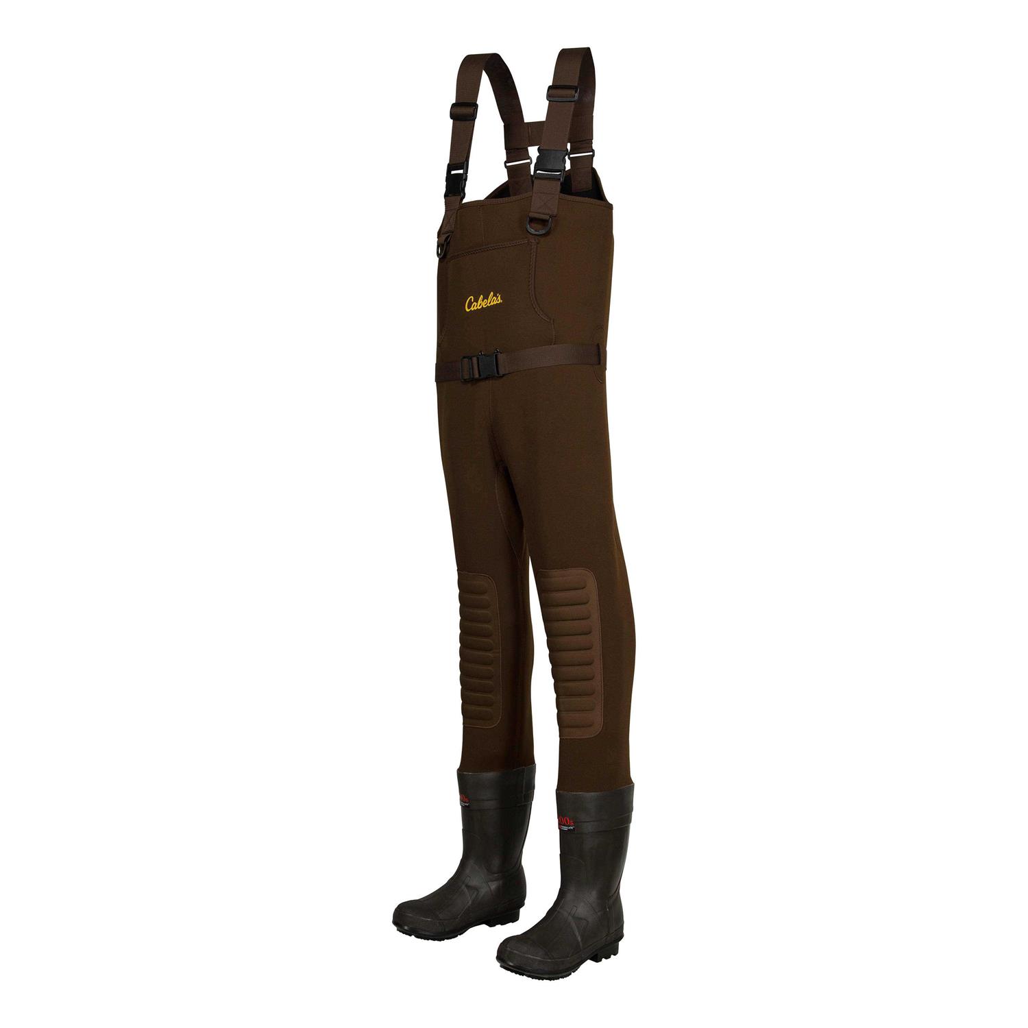 Cabela&s Classic Series II Brown Neoprene Felt Sole Boot-Foot Waders for Men - Image 5