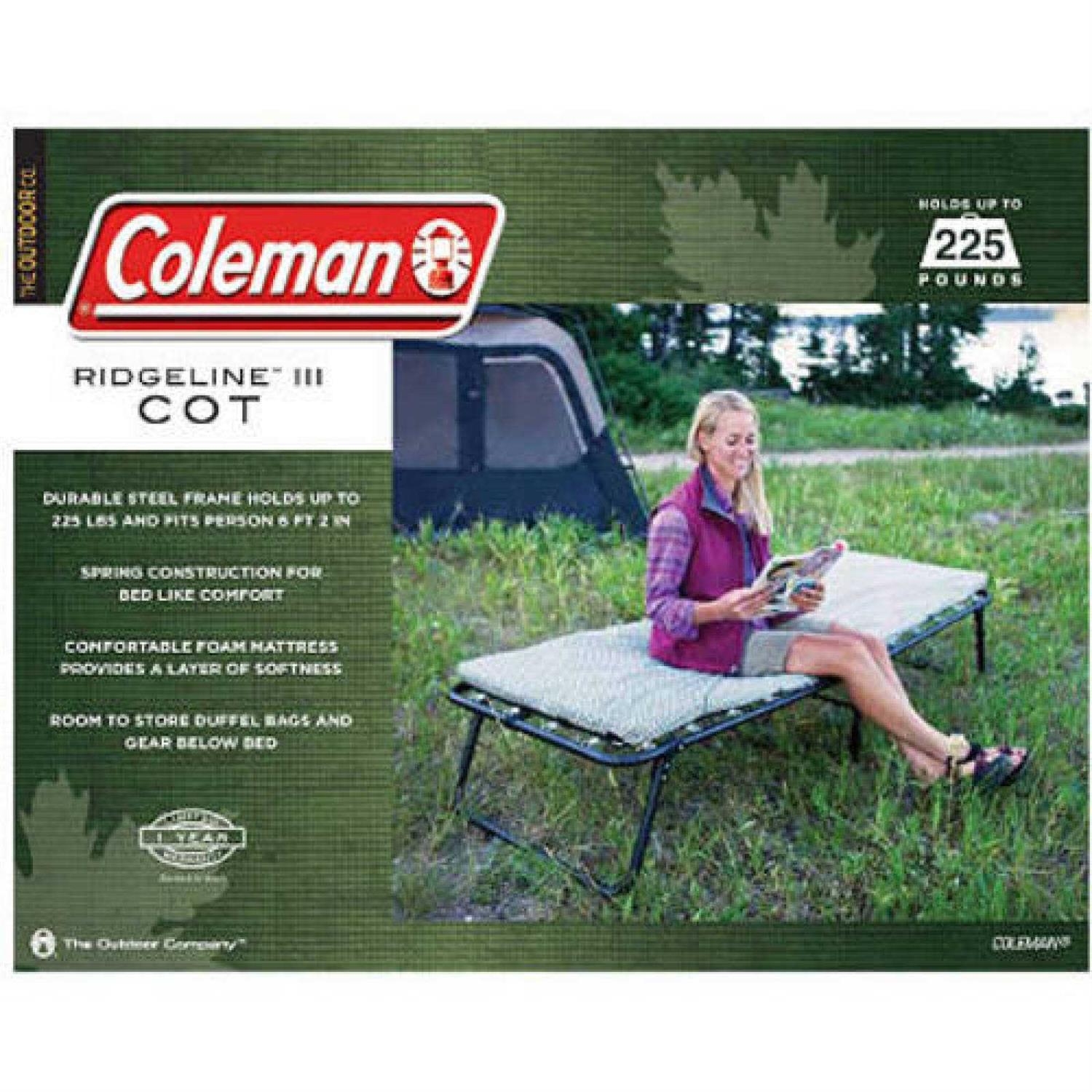 Coleman Ridgeline Camping Cot with Foam Sleeping Pad - Image 5