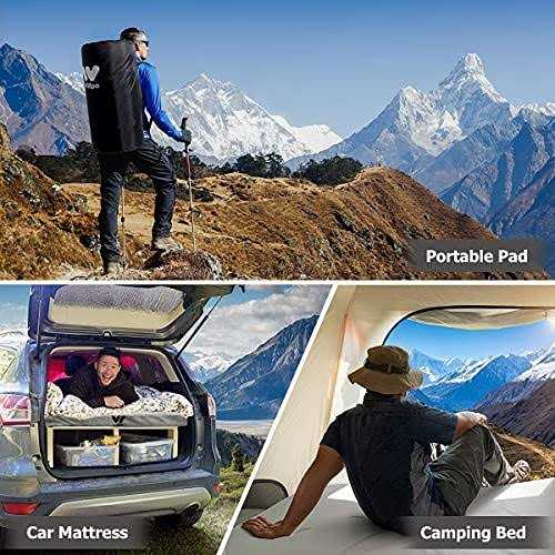 Willpo Certipur-us Memory Foam Camping Mattress Portable Sleeping Pad Floor Guest Bed Lightweight Outdoor - Image 3