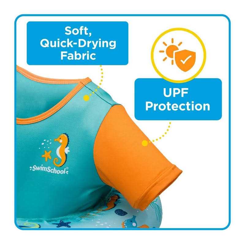 Swimschool Inflatable Premium Tot Trainer Float, Adjustable Strap - Image 5