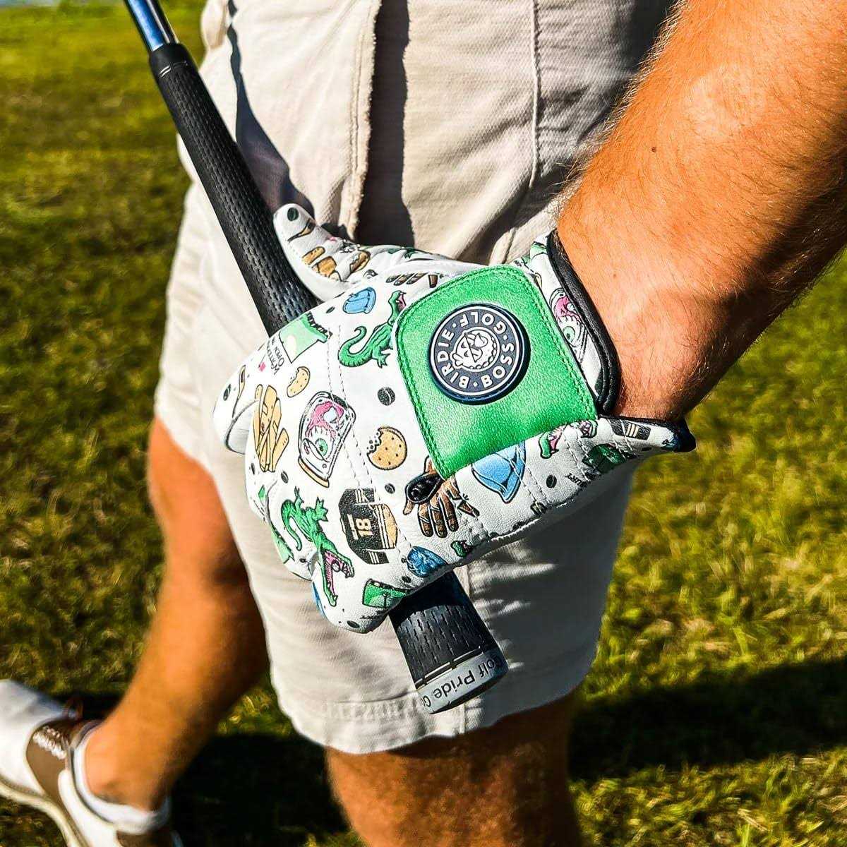 BirdieBoss Gilmore Golf Men's Glove Hand **Left** Hand coler - Image 3