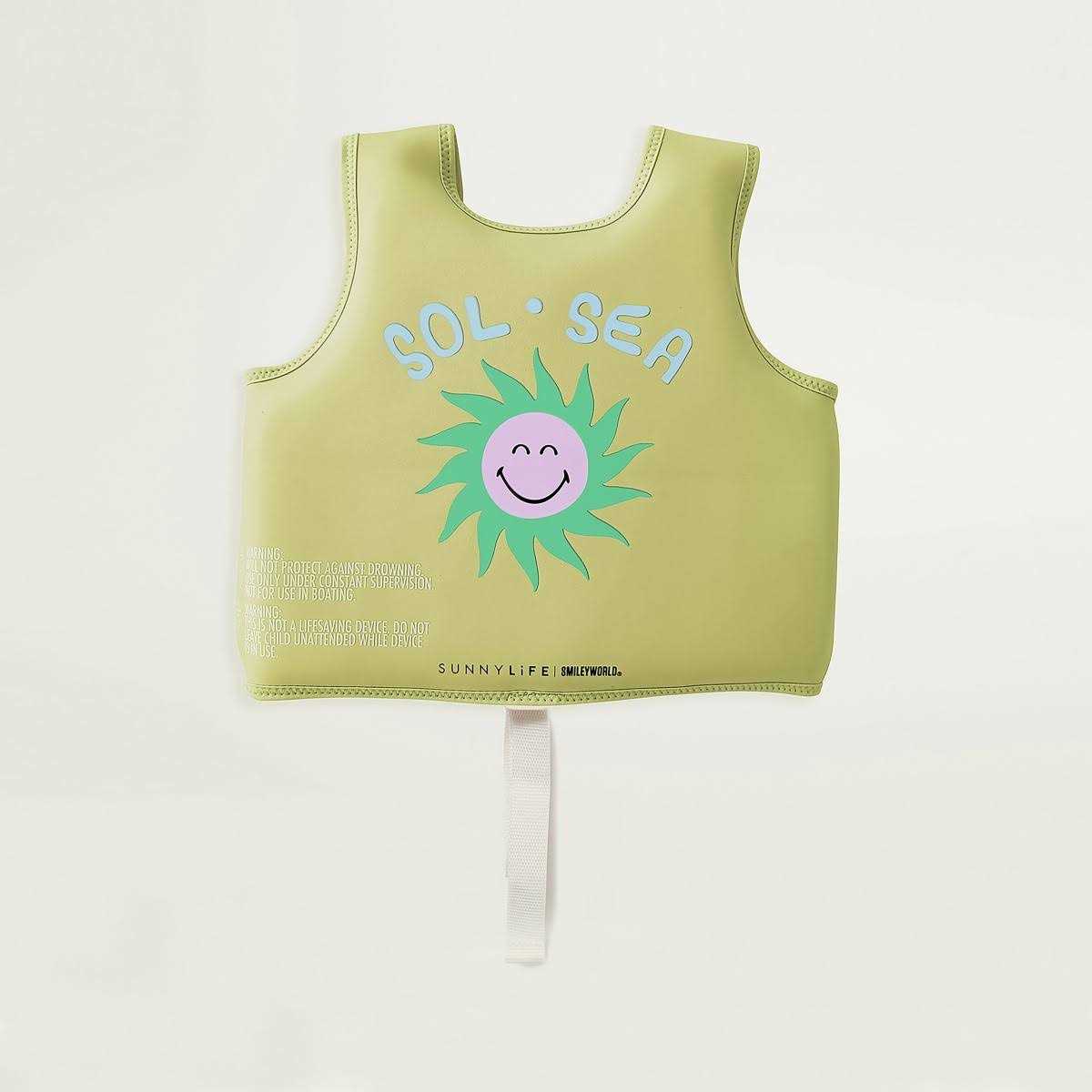 Sunnylife Kids Smiley World Flotation Vest - Image 3