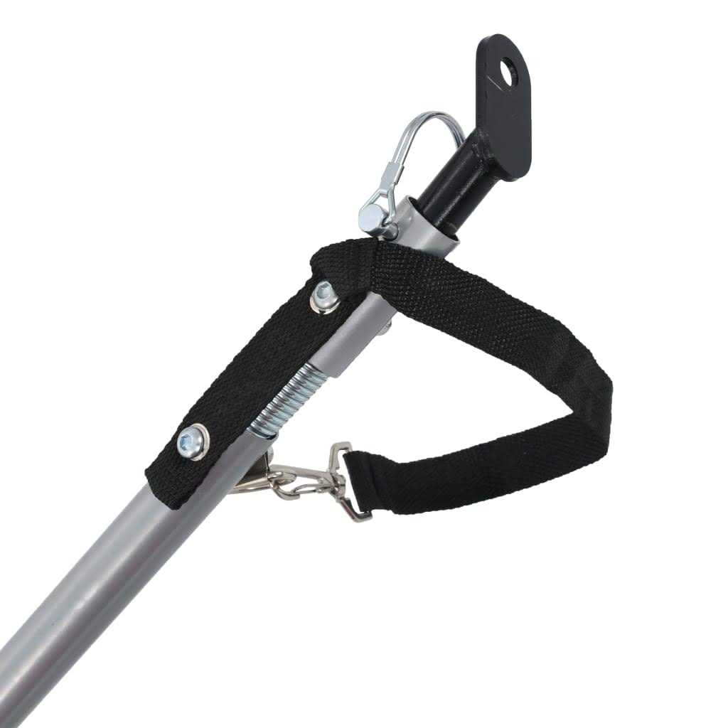 vidaXL Dog Bike Trailer Orange and - Image 5