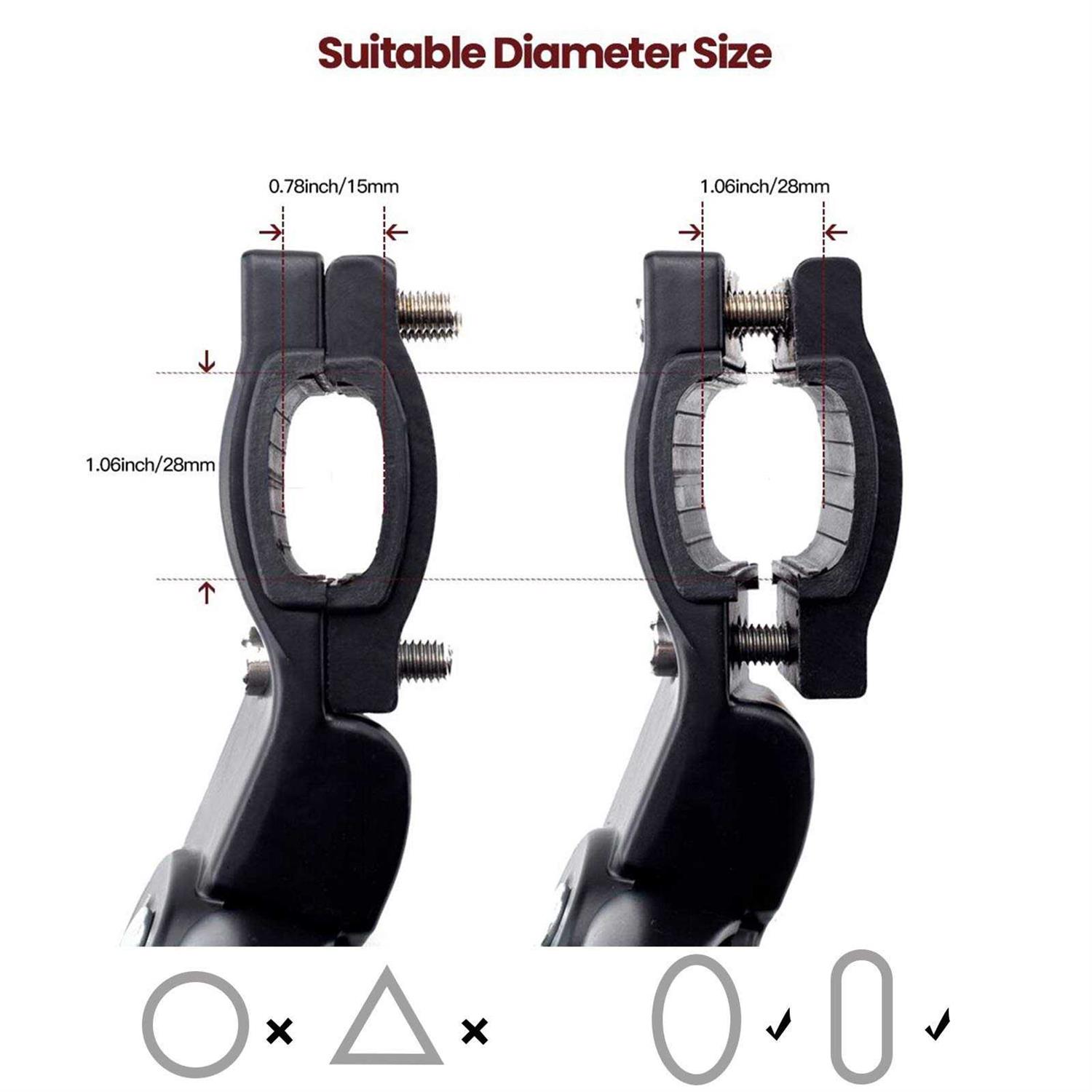 Uhacker Adjustable Bike Kickstand Aluminum Rear Side Bicycle Stand For Bike 22-27 - Image 3