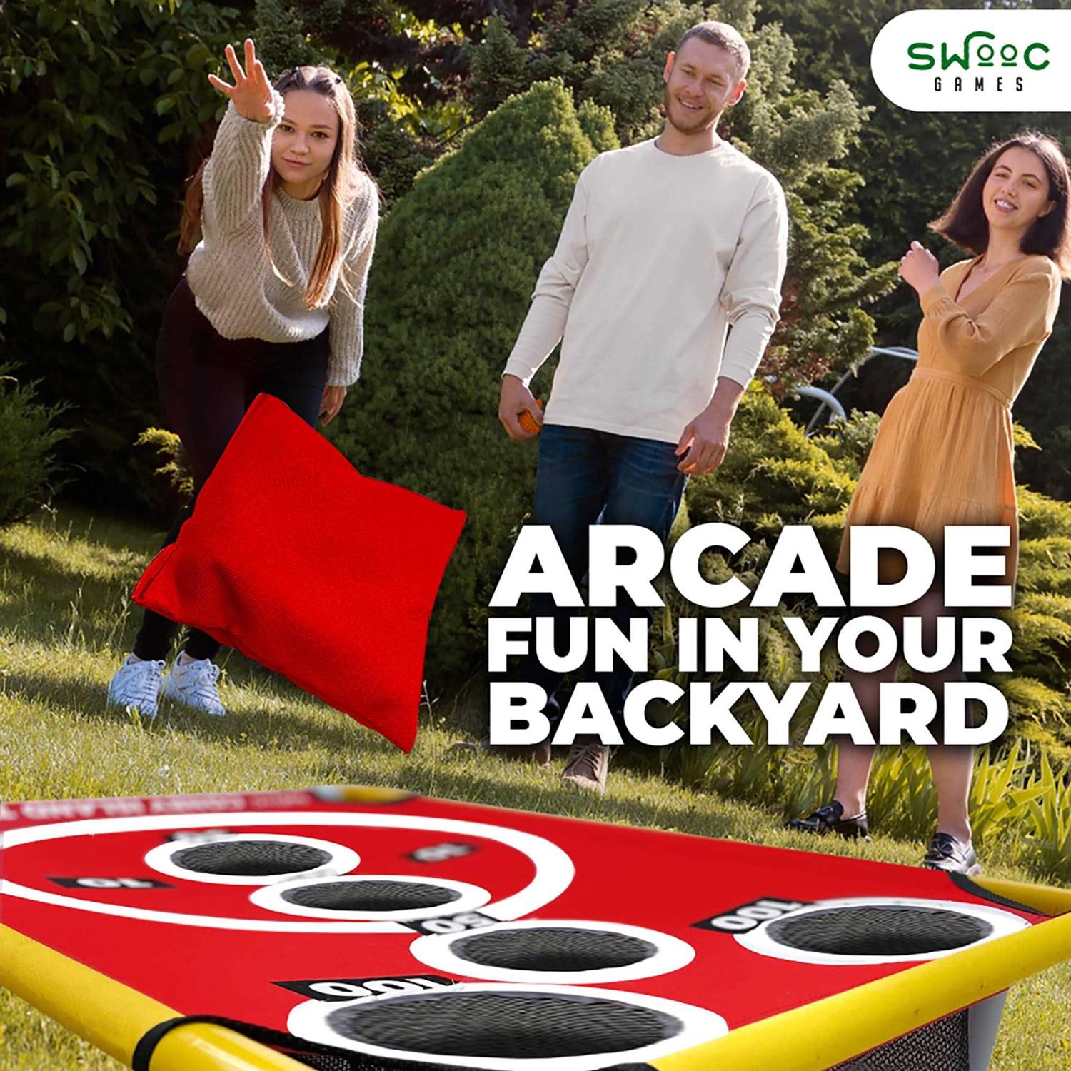 SWOOC Coney Island Toss Boardwalk Inspired Cornhole Bounce Game - Image 3