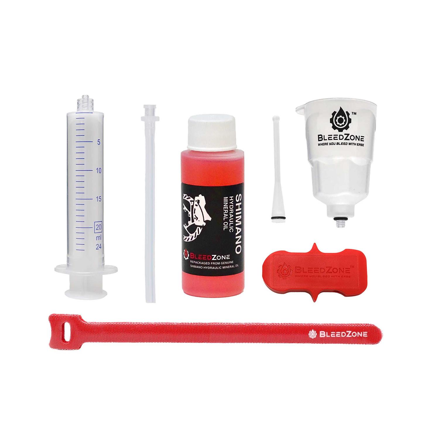 RSN Sports Bleed Kit for Shimano Hydraulic Mountain Bike Brakes with 60ml Mineral Oil