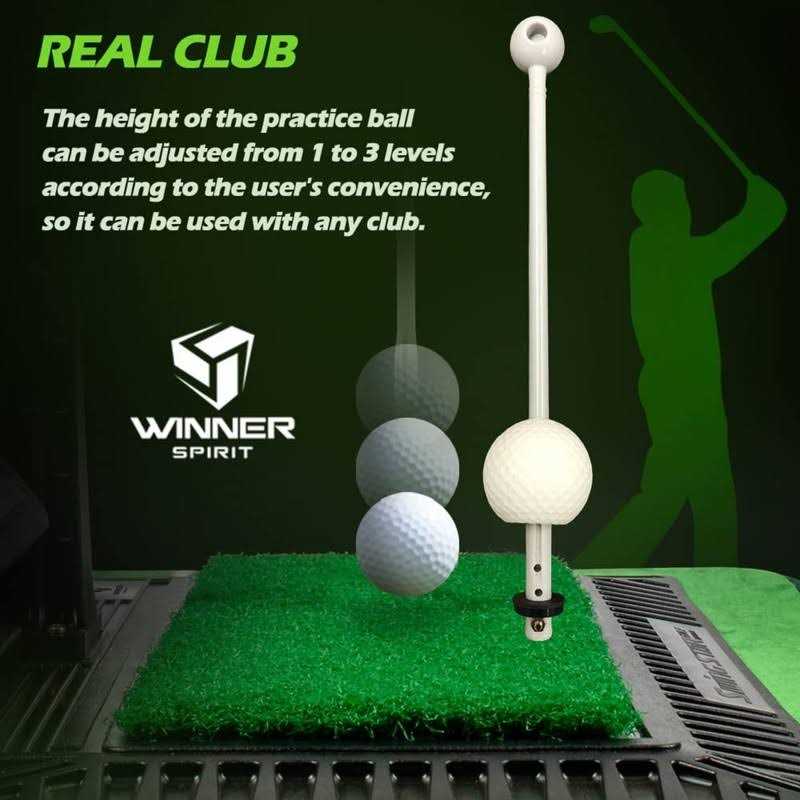 WINNER SPIRIT Real Swing 300 Golf Swing & Hitting Trainer True Impact - Image 5