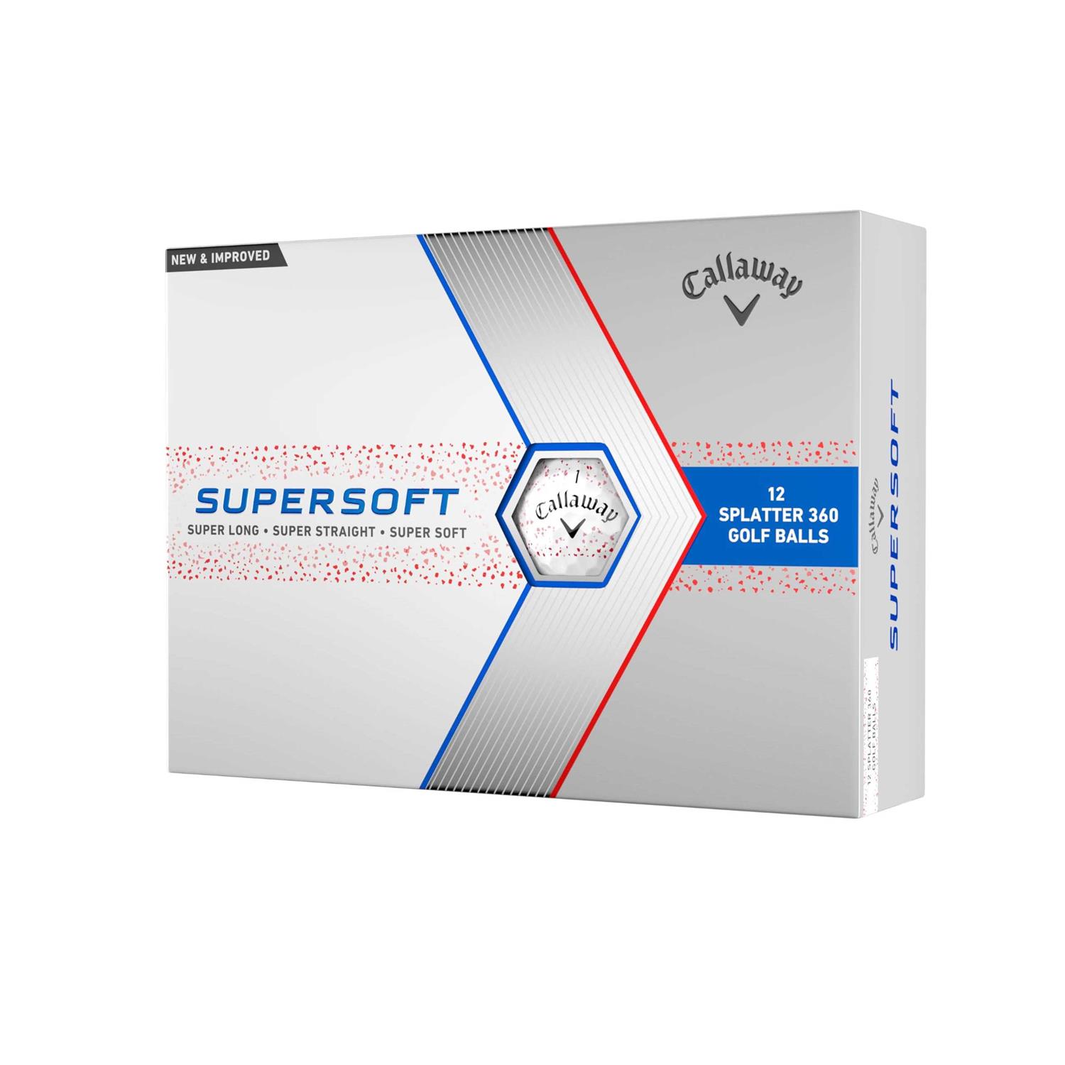 Callaway Supersoft Splatter Golf Balls