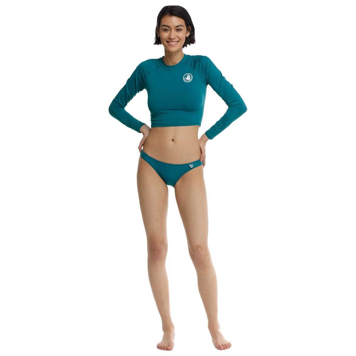 Body Glove Women's Let It Be Long Sleeve Crop Rash Guard - Image 4