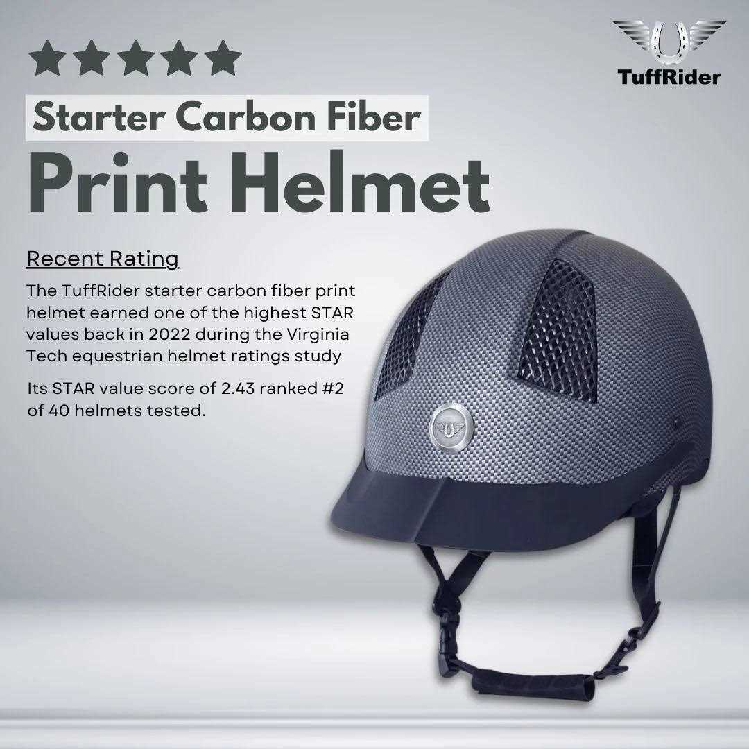 TuffRider Starter Carbon Fiber Helmet - Image 5