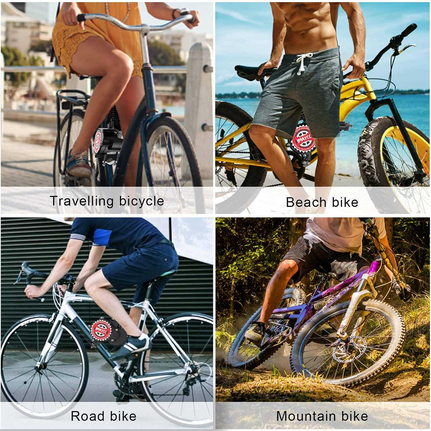 IMAYCC 80cc Bicycle Engine Kit Bike Motor Kit with Wired Digital Computer - Image 2