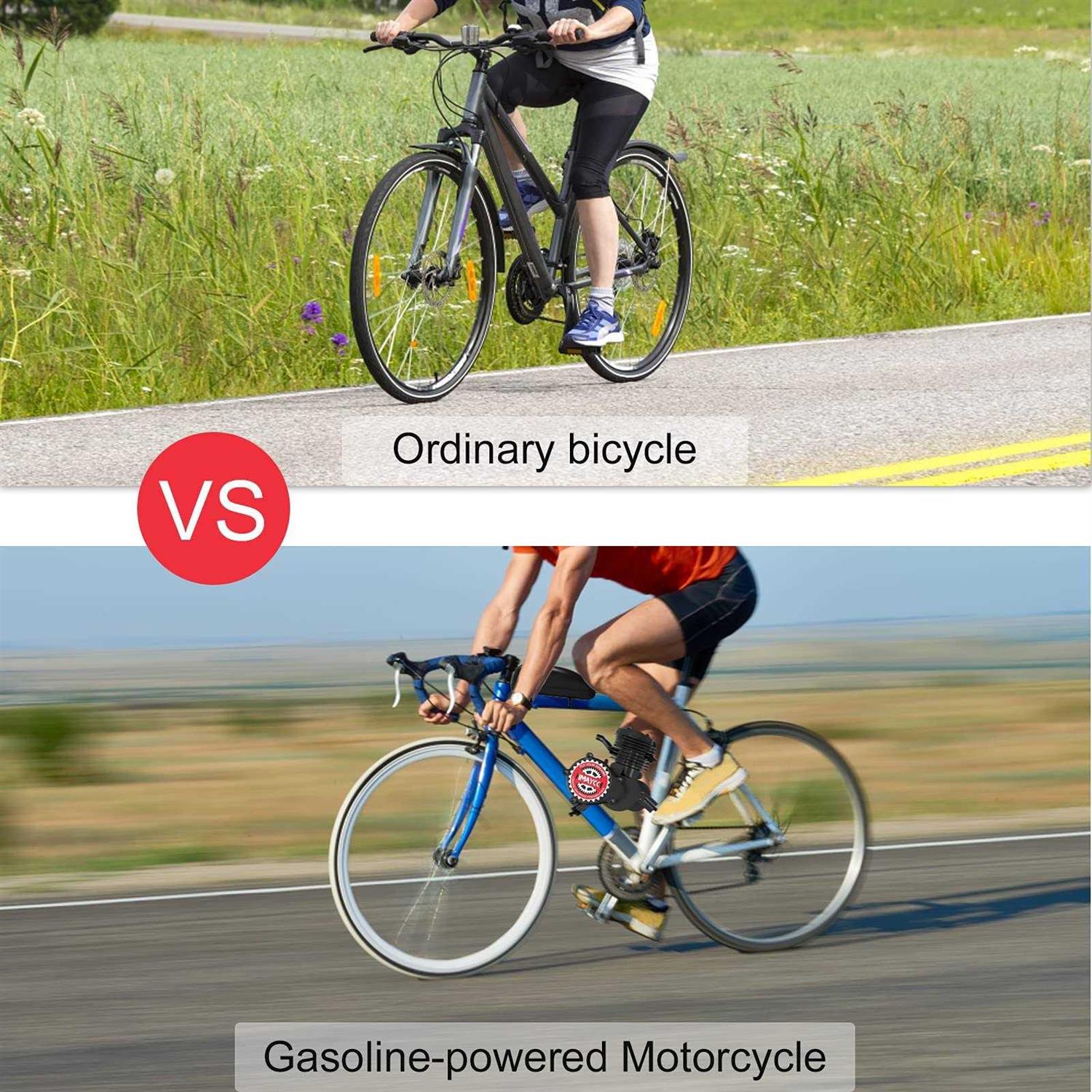 IMAYCC 80cc Bicycle Engine Kit Bike Motor Kit with Wired Digital Computer - Image 3