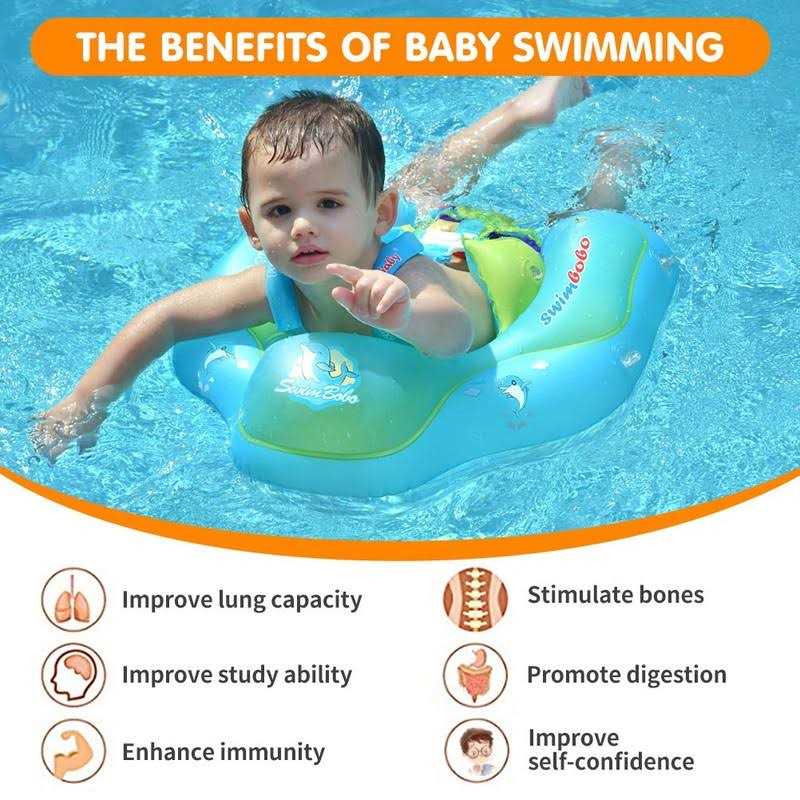 Swimbobo Baby Swimming Float Inflatable Pool Float Ring Kids 3-36 Months - Image 5