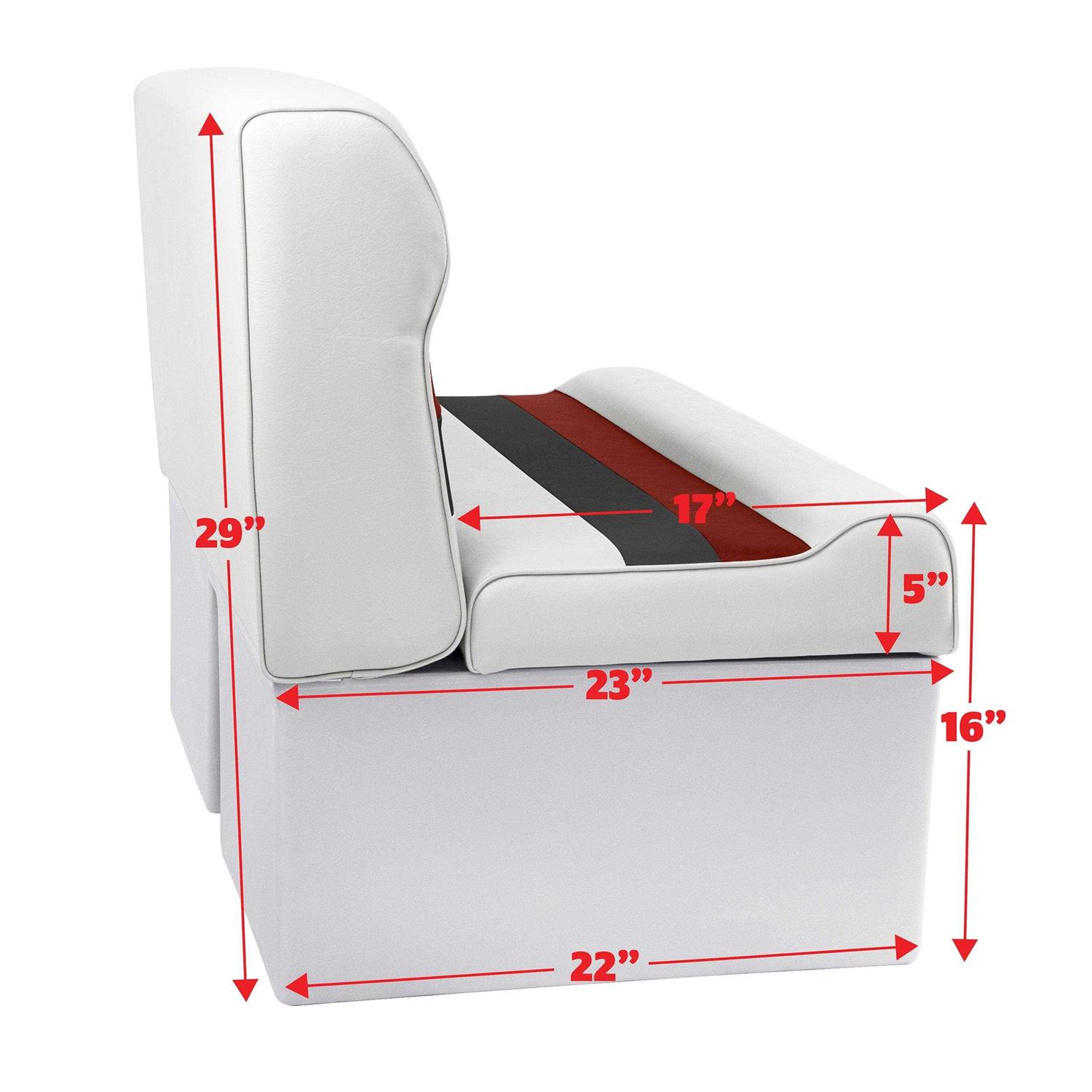 Wise Deluxe Pontoon 36 inch Bench 8WD100-1011 - Image 5