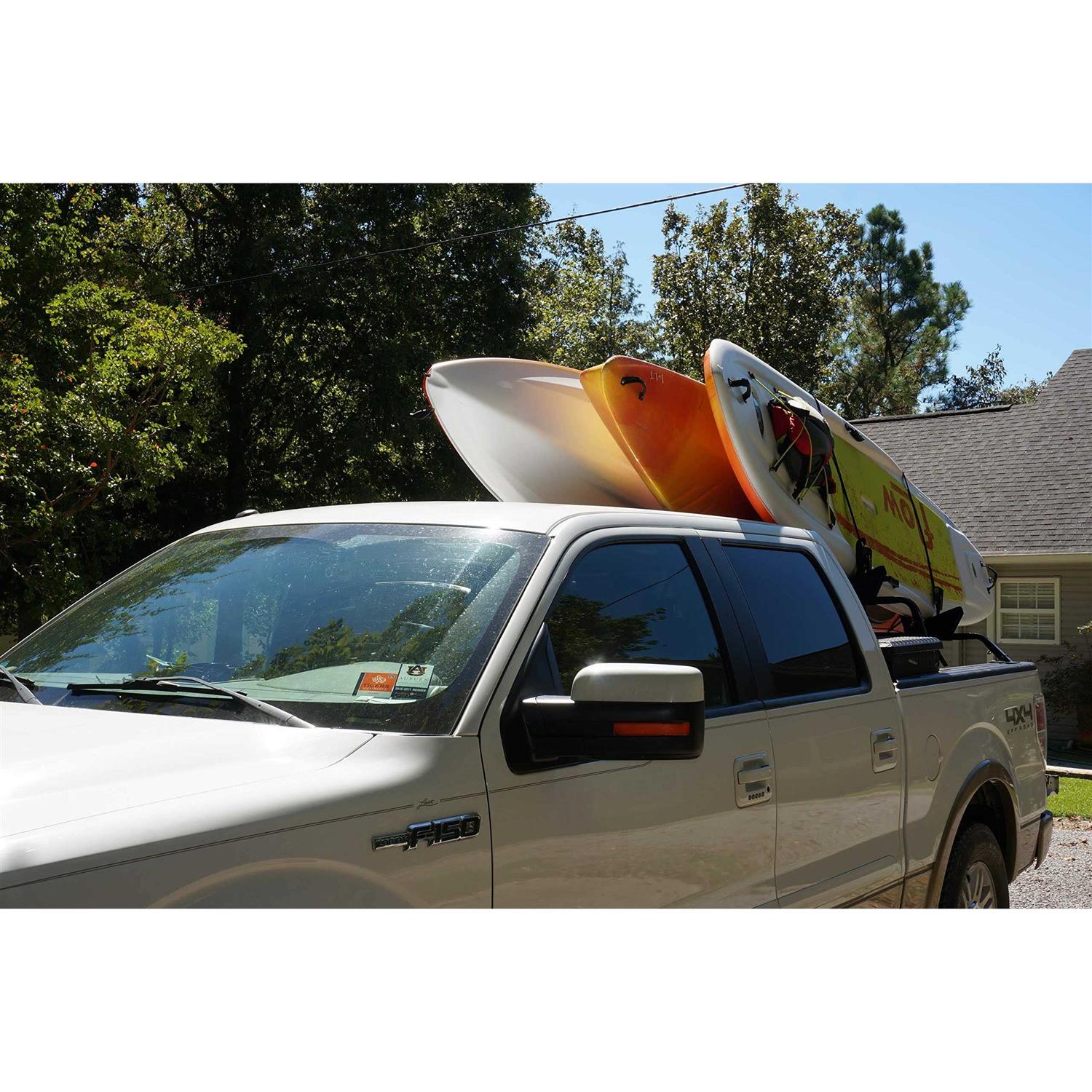 Viking Solutions Truck Bed Kayak/SUP Rack Adjustable Heavy-Duty Powder-Coated Steel Construction Supports 150lbs - Image 3