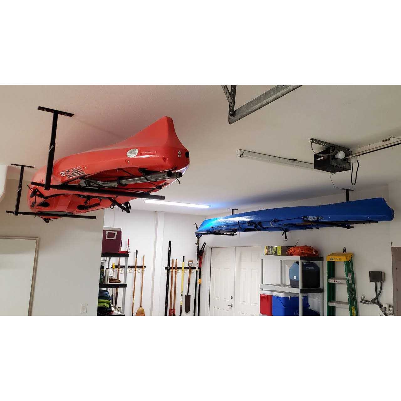 StoreYourBoard 2 Kayak Adjustable Ceiling Storage Rack - Image 3