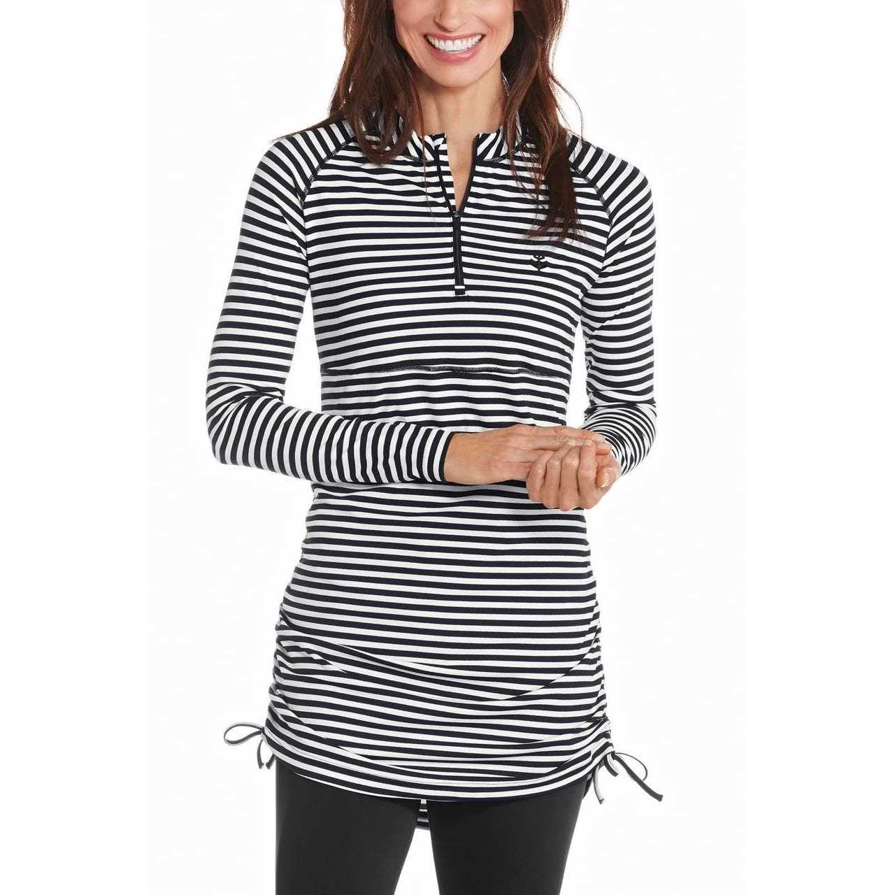 Coolibar Women's Lawai Ruche Swim Shirt - Image 3