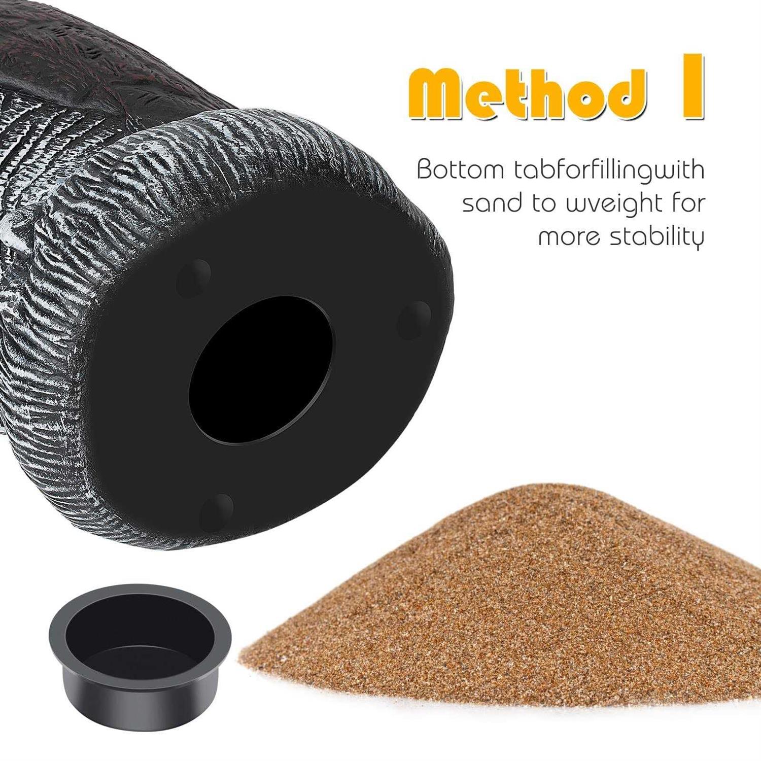 3-Pack Owl Decoys for Bird Deterrent Weatherproof Bird Repellent Devices for Outdoor Use - Image 3