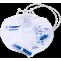 Cardinal Health Standard Vented Drainage Bag with Double Hanger Anti-Reflux Valve 2,000 ml - Image 3