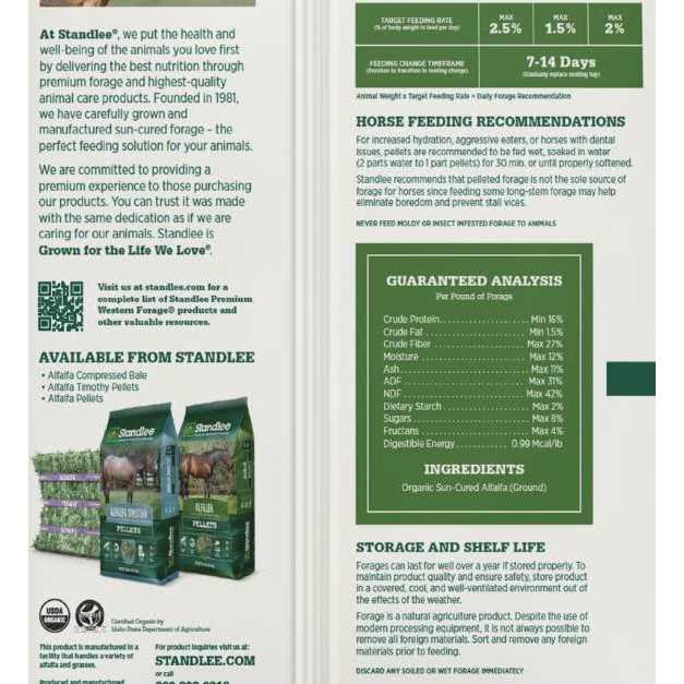 Standlee Premium Organic Alfalfa Pellets - Image 4