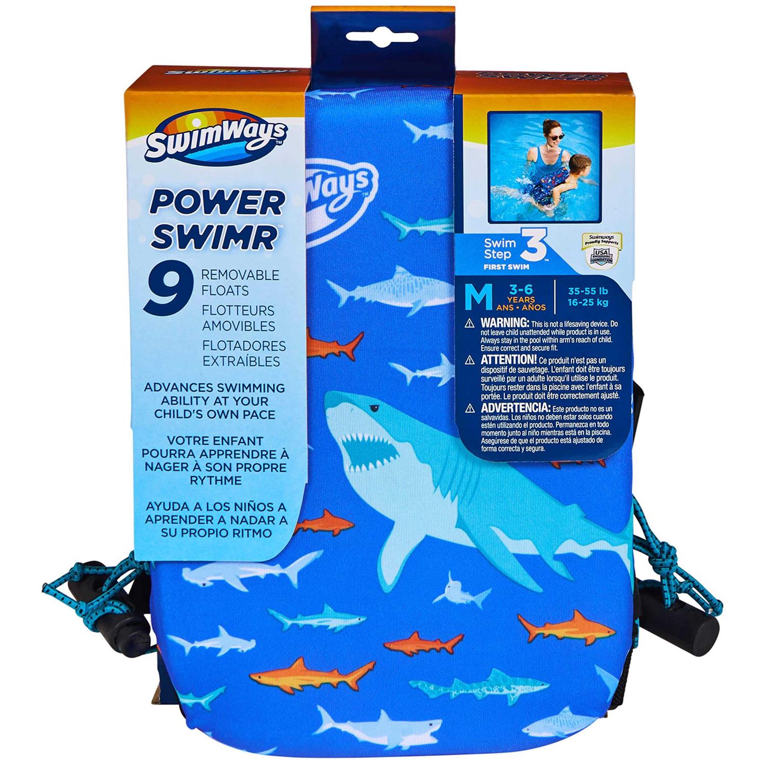 SwimWays Kids' Power Swimmer Vest - Image 5
