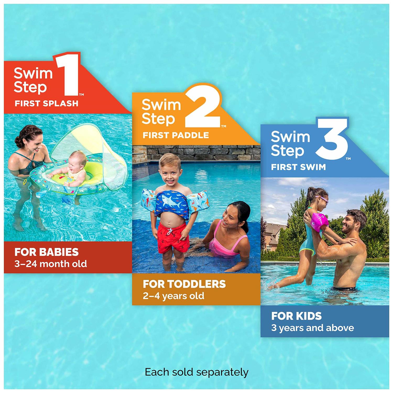 SwimWays Kids' Power Swimmer Vest - Image 3