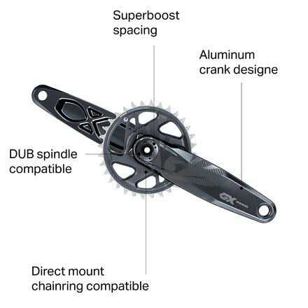 SRAM GX Eagle SuperBoost+ DUB Crankset - Image 3