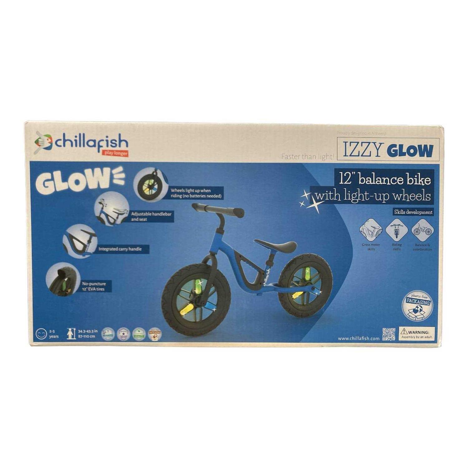 Chillafish Izzy Glow 12 Balance Bike with Light Up Wheels - Image 3