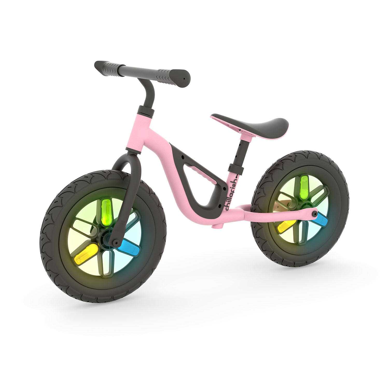 Chillafish Izzy Glow 12 Balance Bike with Light Up Wheels - Image 4