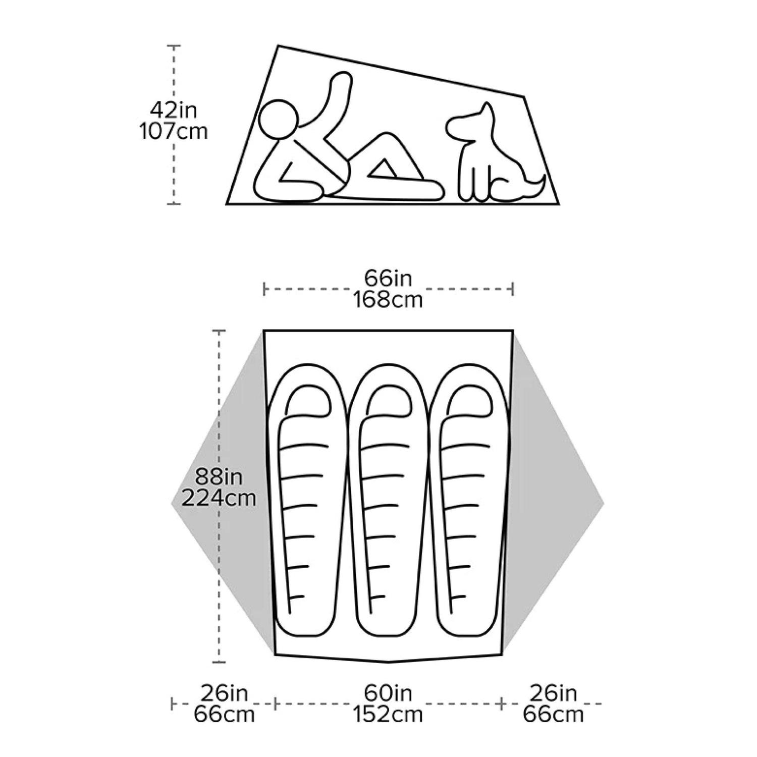 Big Agnes Tiger Wall UL2 Solution Dye Tent - Image 4