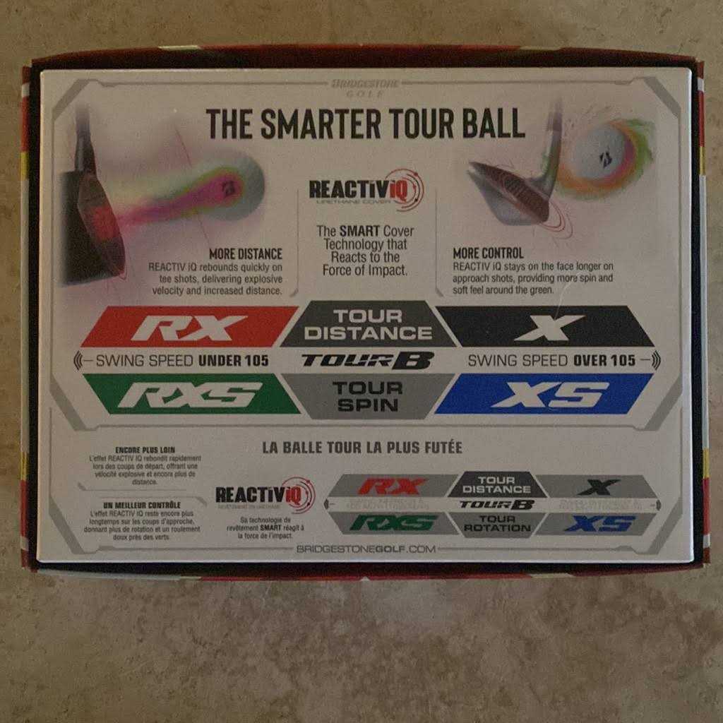 Bridgestone 2022 Tour B RX Golf Balls - Image 4