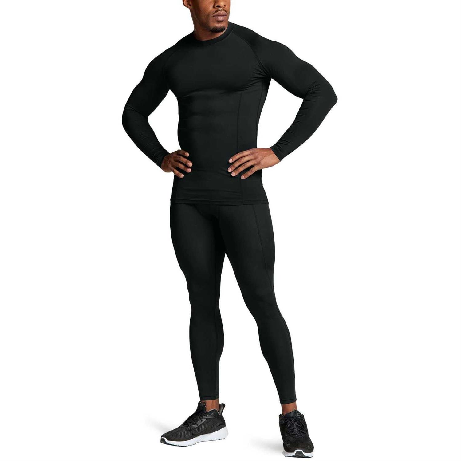 ATHLIO Men's Long Sleeve Compression Shirts Sports Base Layer - Image 4