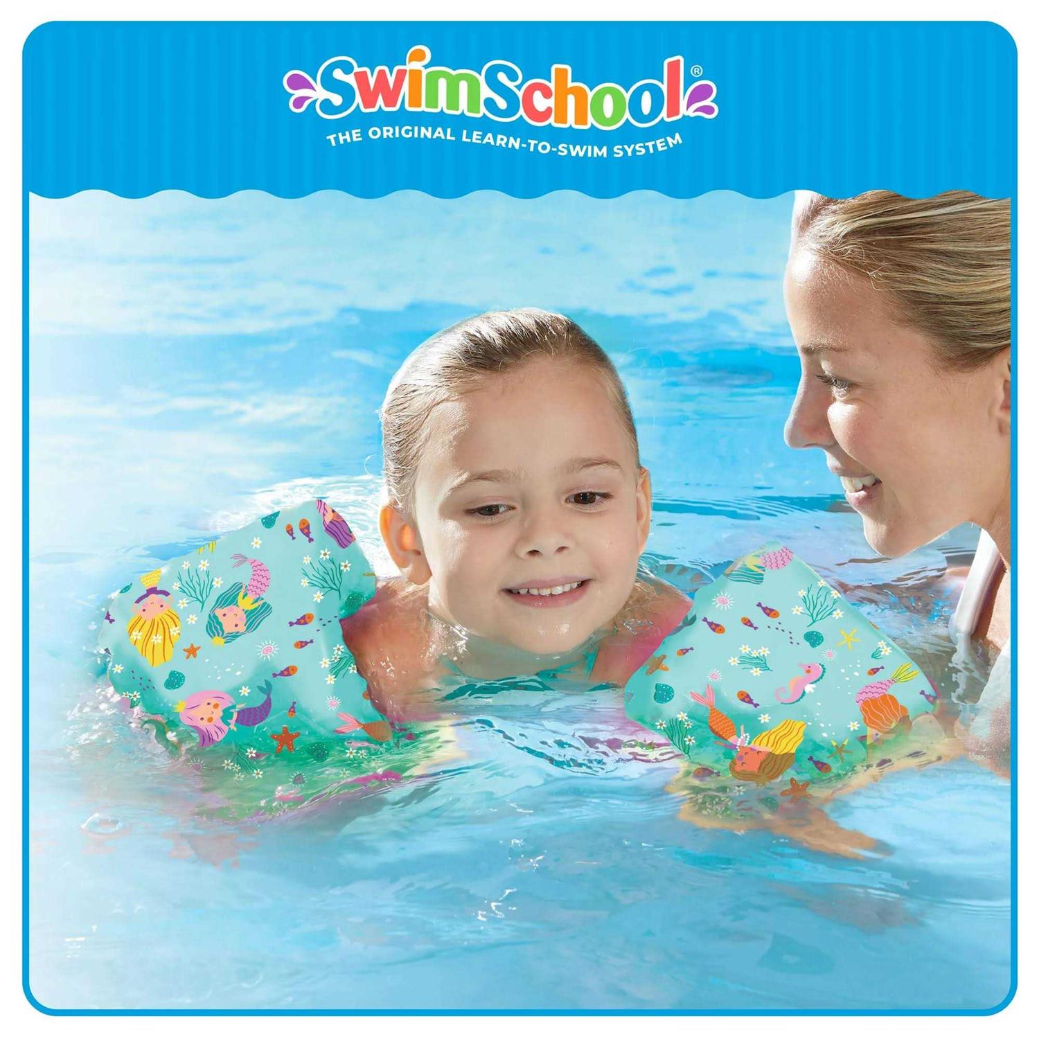 Swimschool Pink Mermaid Grow-with-Me Swim Trainer - Image 3