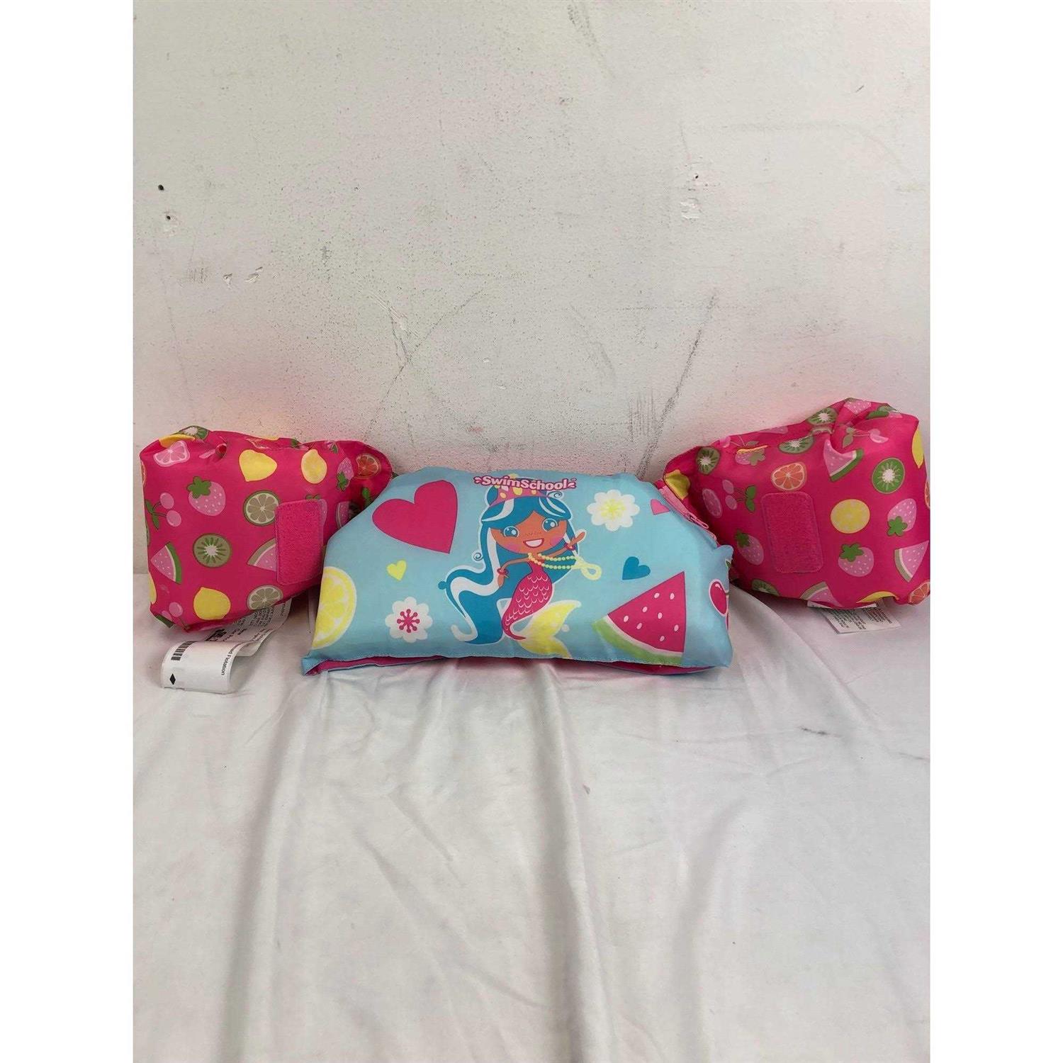 Swimschool Pink Mermaid Grow-with-Me Swim Trainer - Image 5