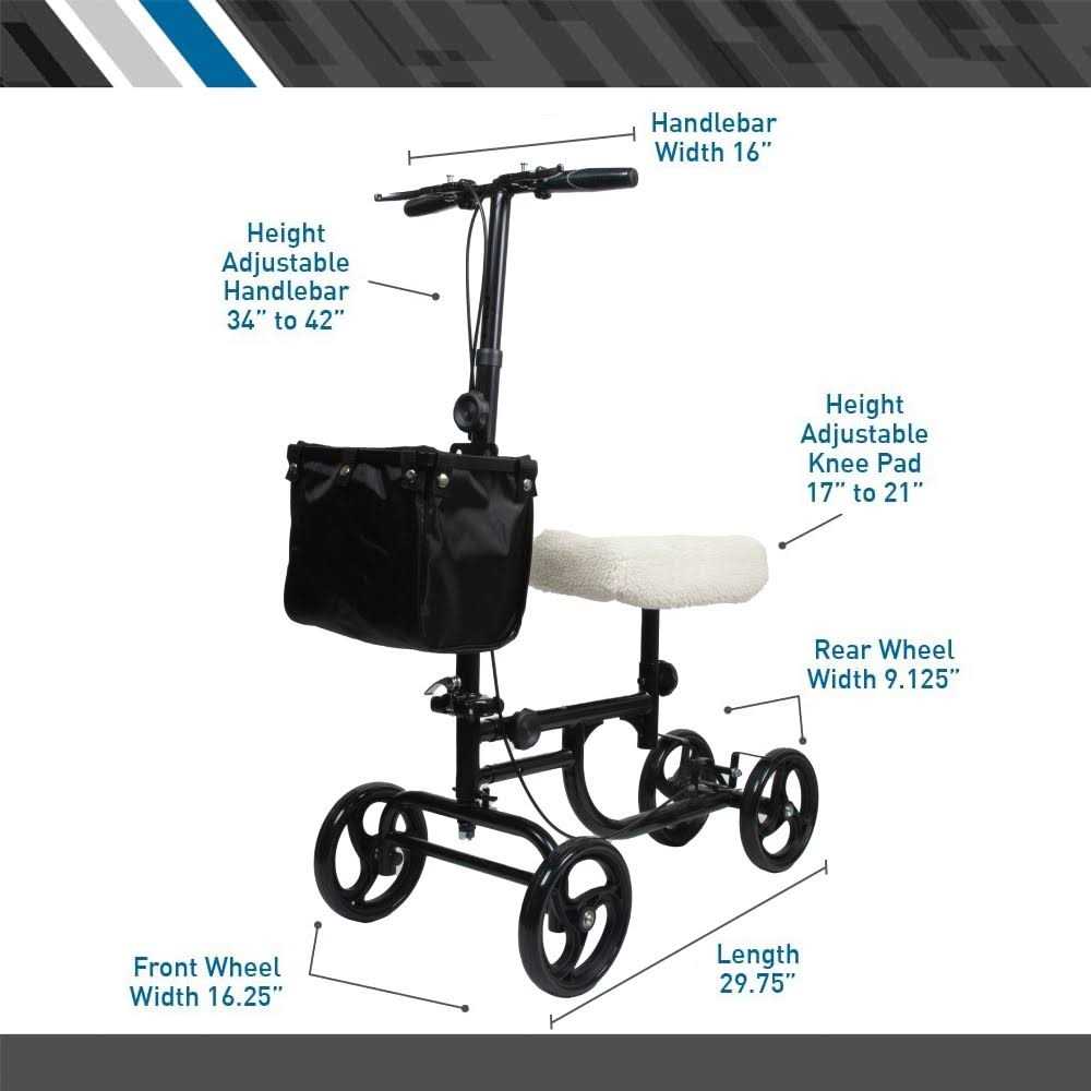 BodyMed Knee Walker for Leg Knee Knee Scooter - Image 3