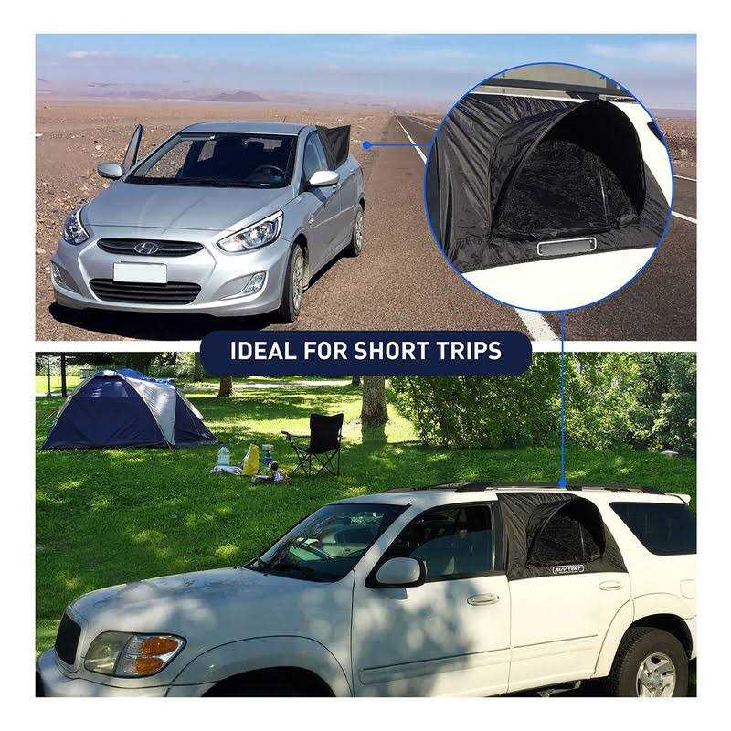 SUVTent Car Camping Tent Tent Works as Vent, Bug Guard and Sun Screen Canopy - Image 4