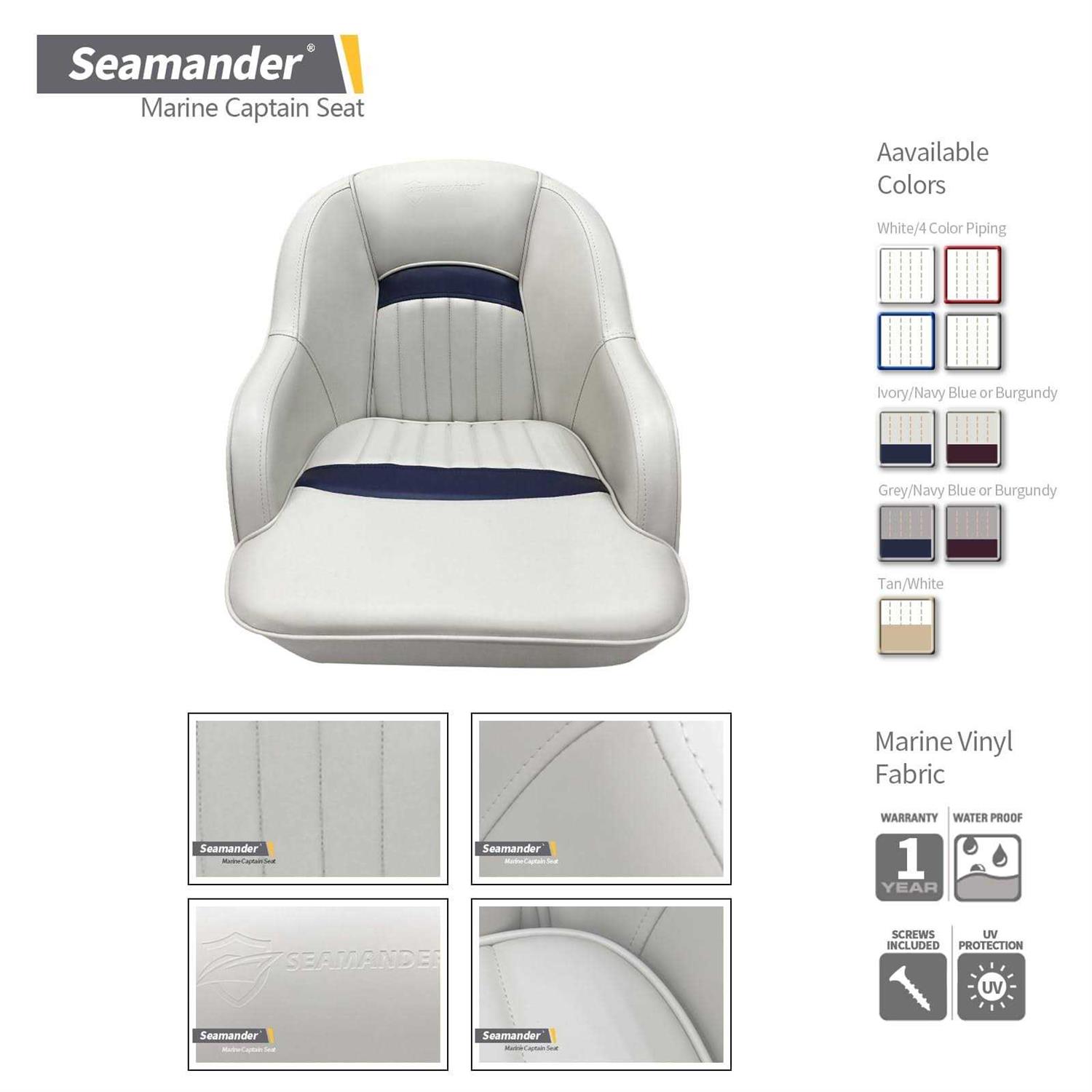 Seamander Captains Chair Pontoon Boat seat -S1040 series - Image 3