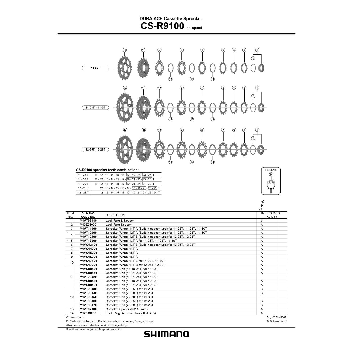 Shimano Dura Ace 11-Speed Cassette CS-R9100 - Image 3