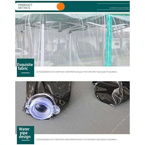 SOOSPE-MZ 10ft Patio Mosquito Netting Patio Umbrella Cover Mosquito Netting Screen,Windproof Mosquito with Zipper Portable Foldable Umbrella - Image 2