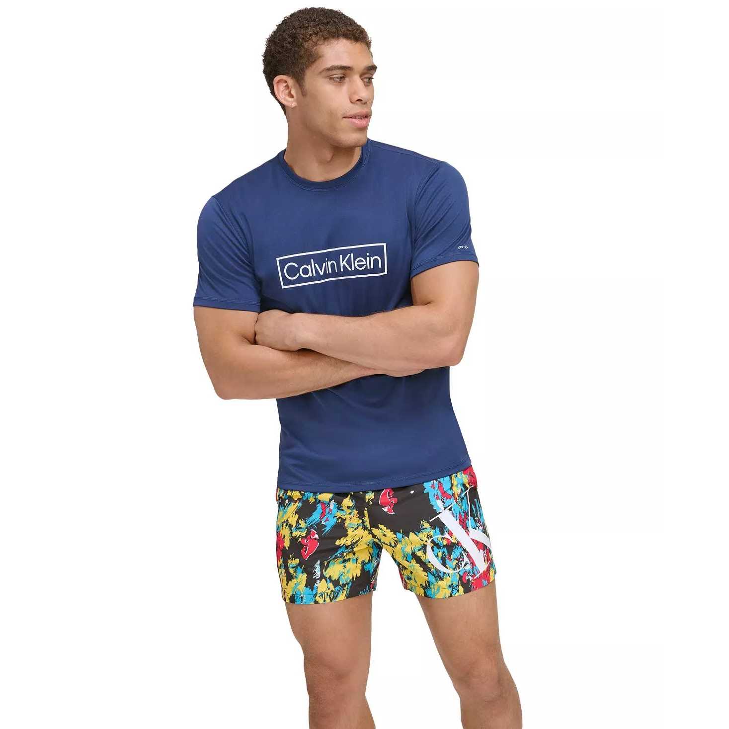 Calvin Klein Men's Swim Logo Rashguard - Image 3