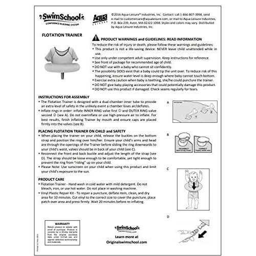 SwimSchool Sso10165blz Childrens 2 to 4 Years Deluxe Tot Float Trainer - Image 4