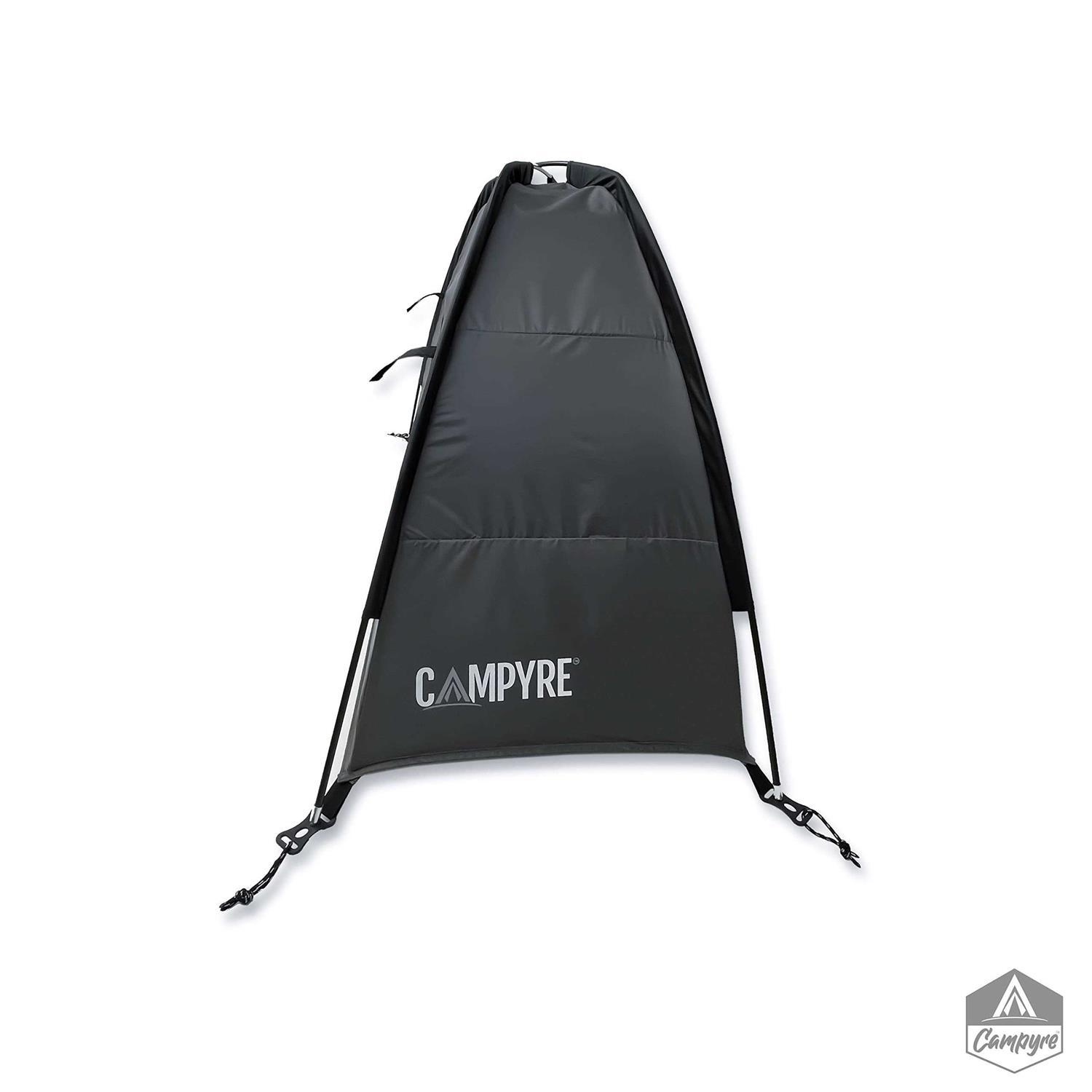 CAMPYRE Tent & RV Camping Organizer with Zippered Flap 9-Shelf Storage. Tent Organizer - Image 3