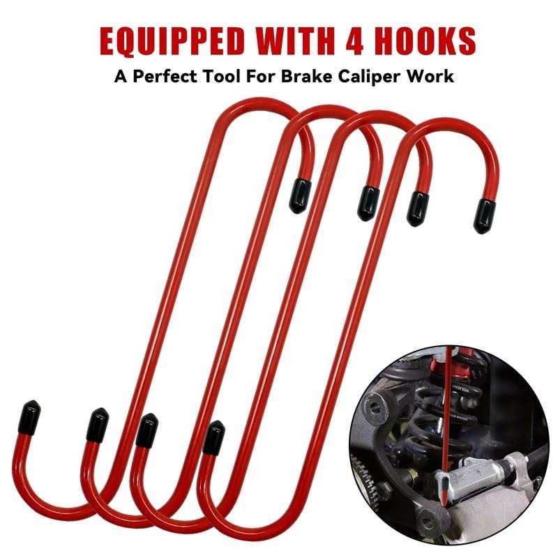 C Q CHANG QI 360° Brake Caliper Press Tool with 4 Caliper Hangers - Image 3