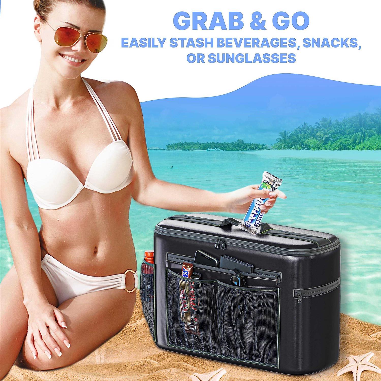 Skywin Kayak Cooler Behind Seat Waterproof Kayak Seat Back Cooler for Kayaks - Image 3