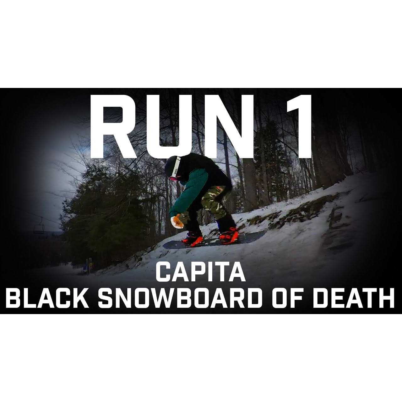Capita Black Snowboard of Death - Image 3