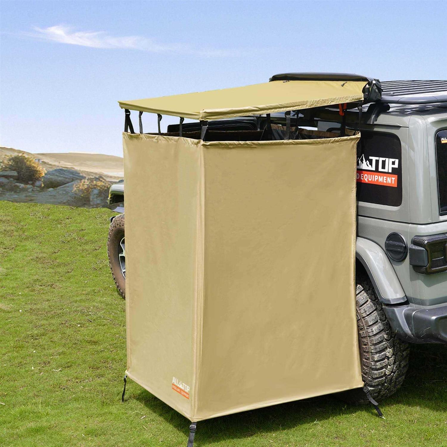 All-top Vehicle Awning Shower Room with Roof 3.3ft x 3.3ft - Image 5