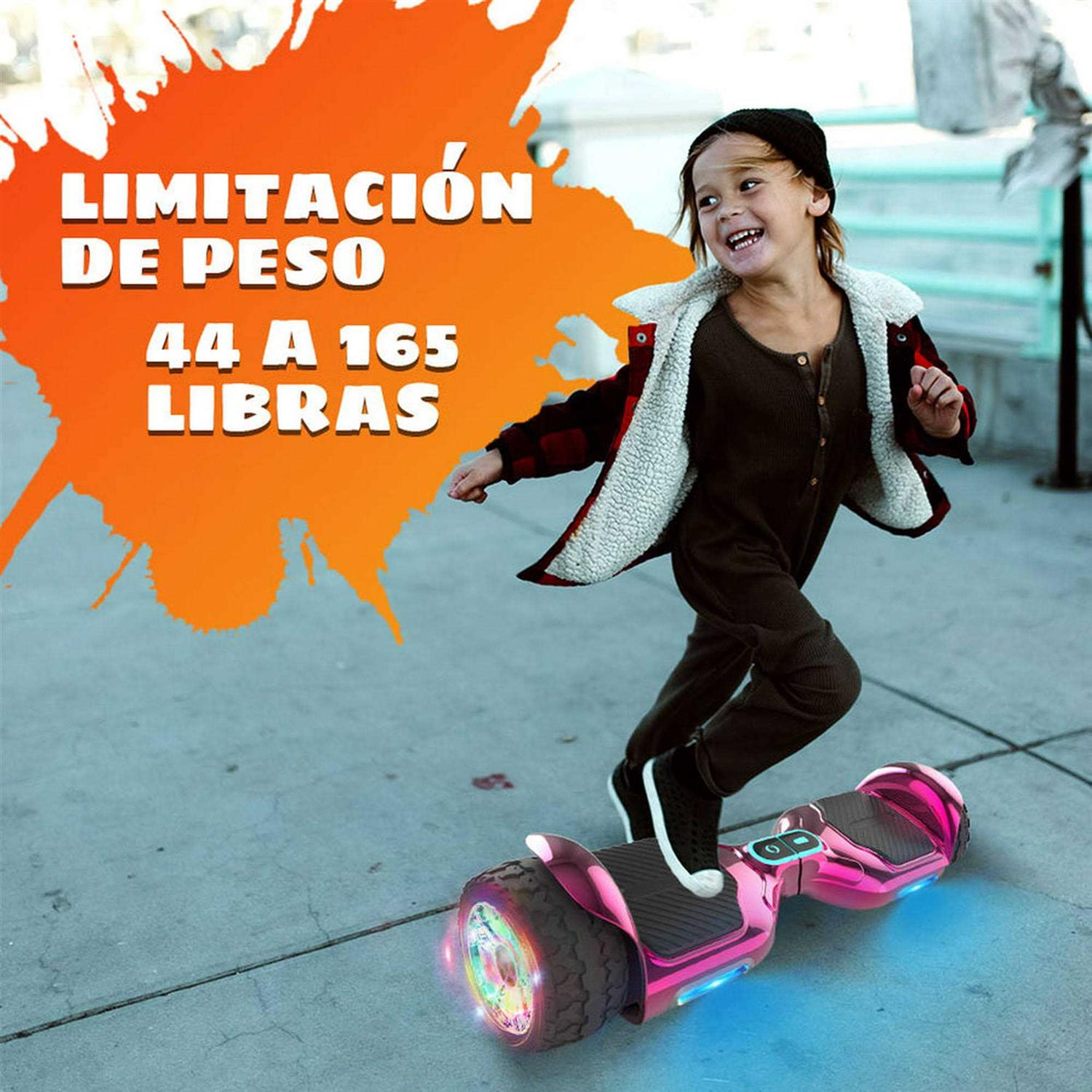 Star Wheel Hoverboard with Bluetooth 6.5 inch Self Balancing Scooter with Science Fiction LED Wheels - Image 4